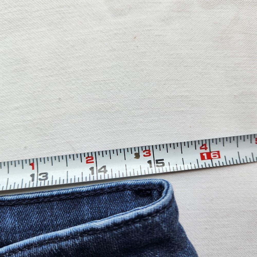 Levi's Slight Curve Womens Size 10/30 Stretch Jeans Medium Wash Blue Distressed - Picture 3 of 9